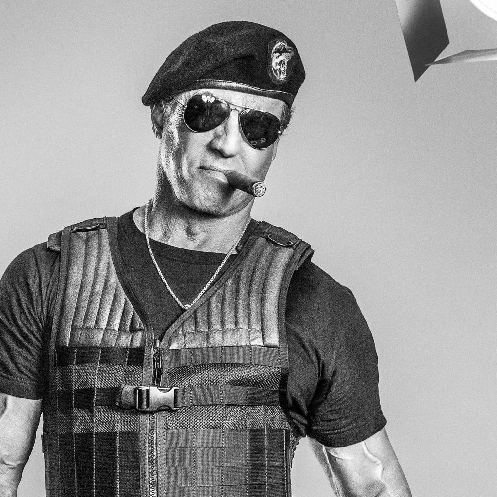 Das Sylvester Stallone In The Expendables Wallpaper 1024x1024