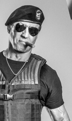 Das Sylvester Stallone In The Expendables Wallpaper 240x400