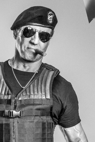 Обои Sylvester Stallone In The Expendables 320x480