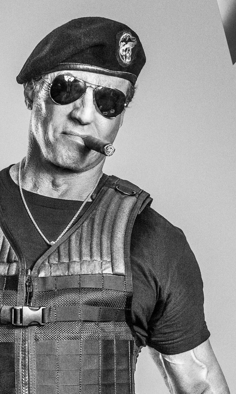Das Sylvester Stallone In The Expendables Wallpaper 768x1280