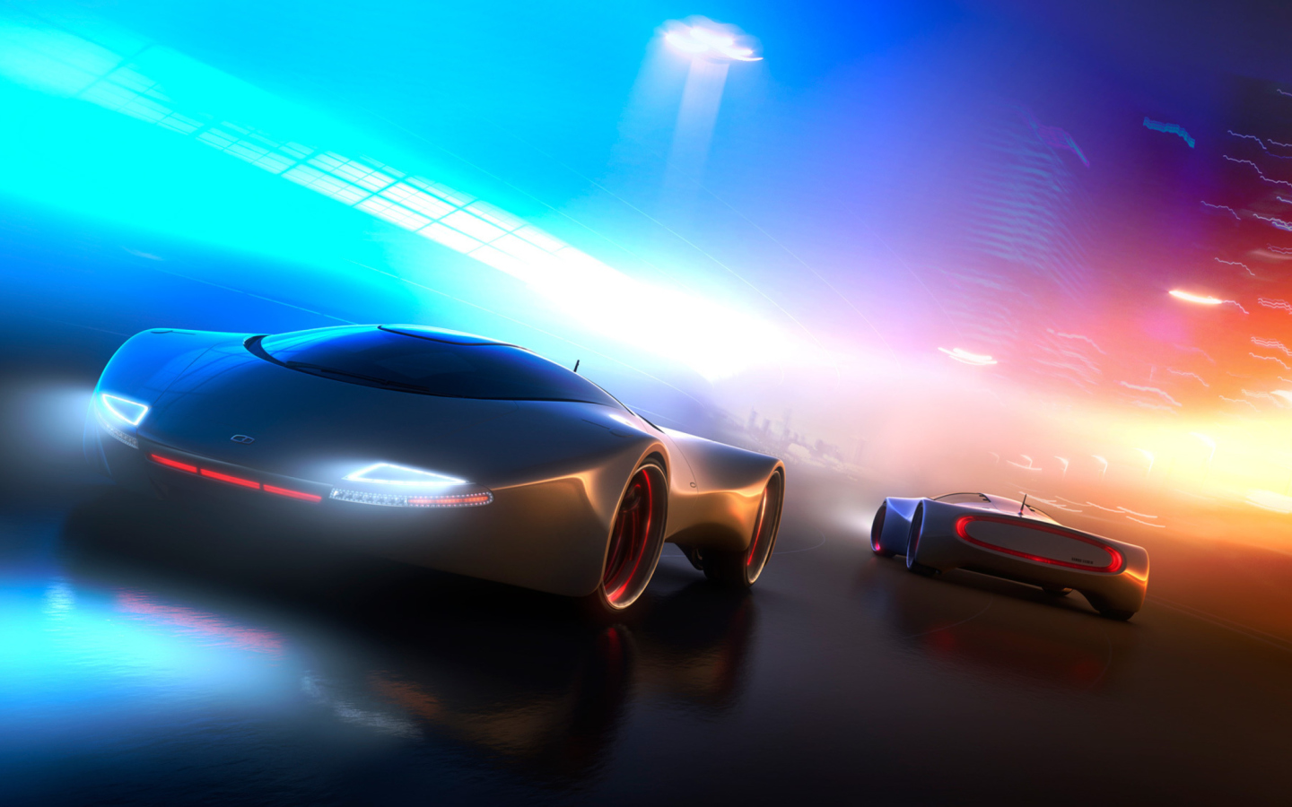 Neon Car wallpaper 1440x900