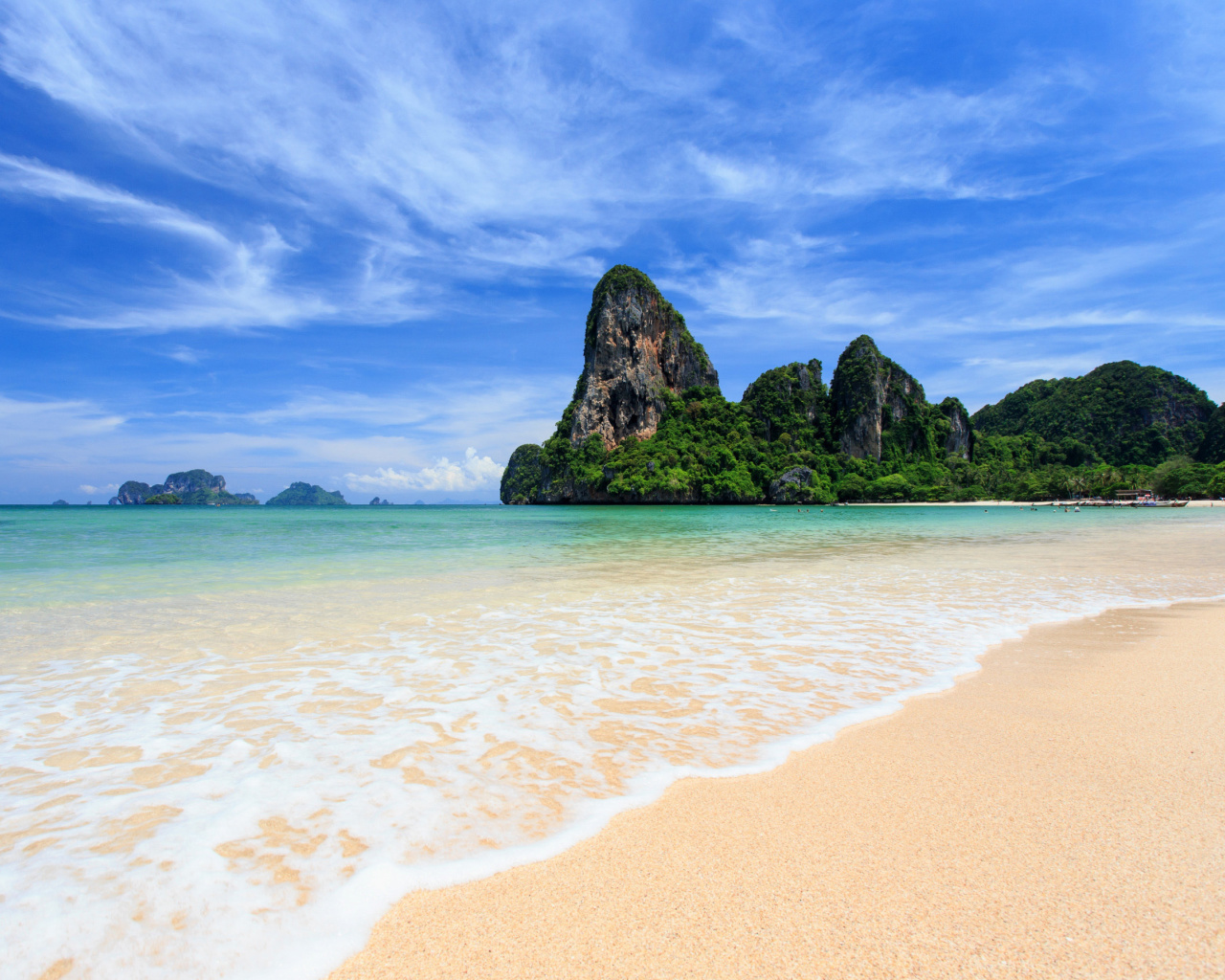 Screenshot №1 pro téma Railay Beach in Thailand 1280x1024