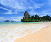 Screenshot №1 pro téma Railay Beach in Thailand 176x144