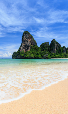 Обои Railay Beach in Thailand 240x400