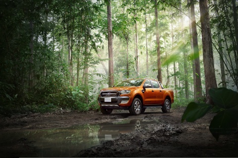 Das Ford Ranger Wildtrak XLT Wallpaper 480x320