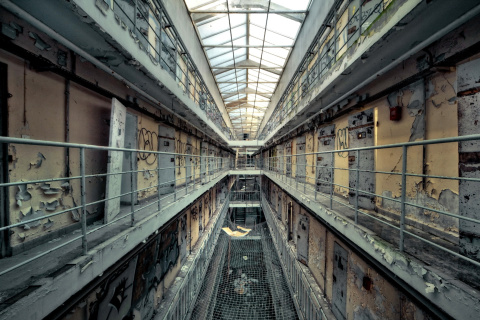 Обои Alcatraz Prison 480x320