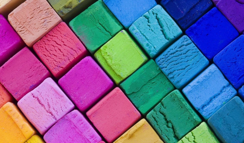 Colorful Cubes wallpaper 1024x600