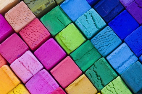 Das Colorful Cubes Wallpaper 480x320