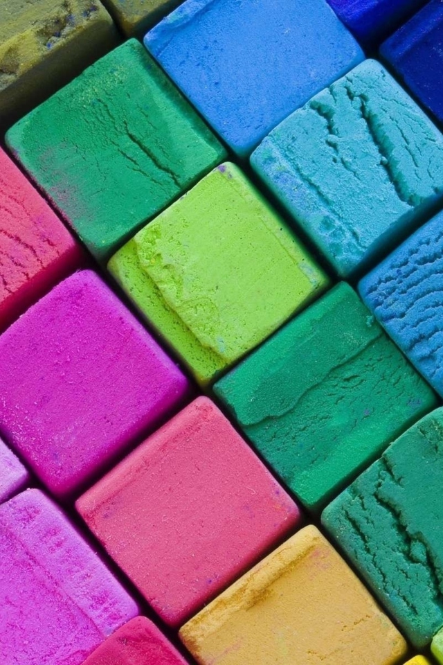 Sfondi Colorful Cubes 640x960
