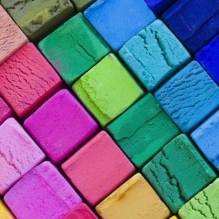 Kostenloses Colorful Cubes Wallpaper für 128x128