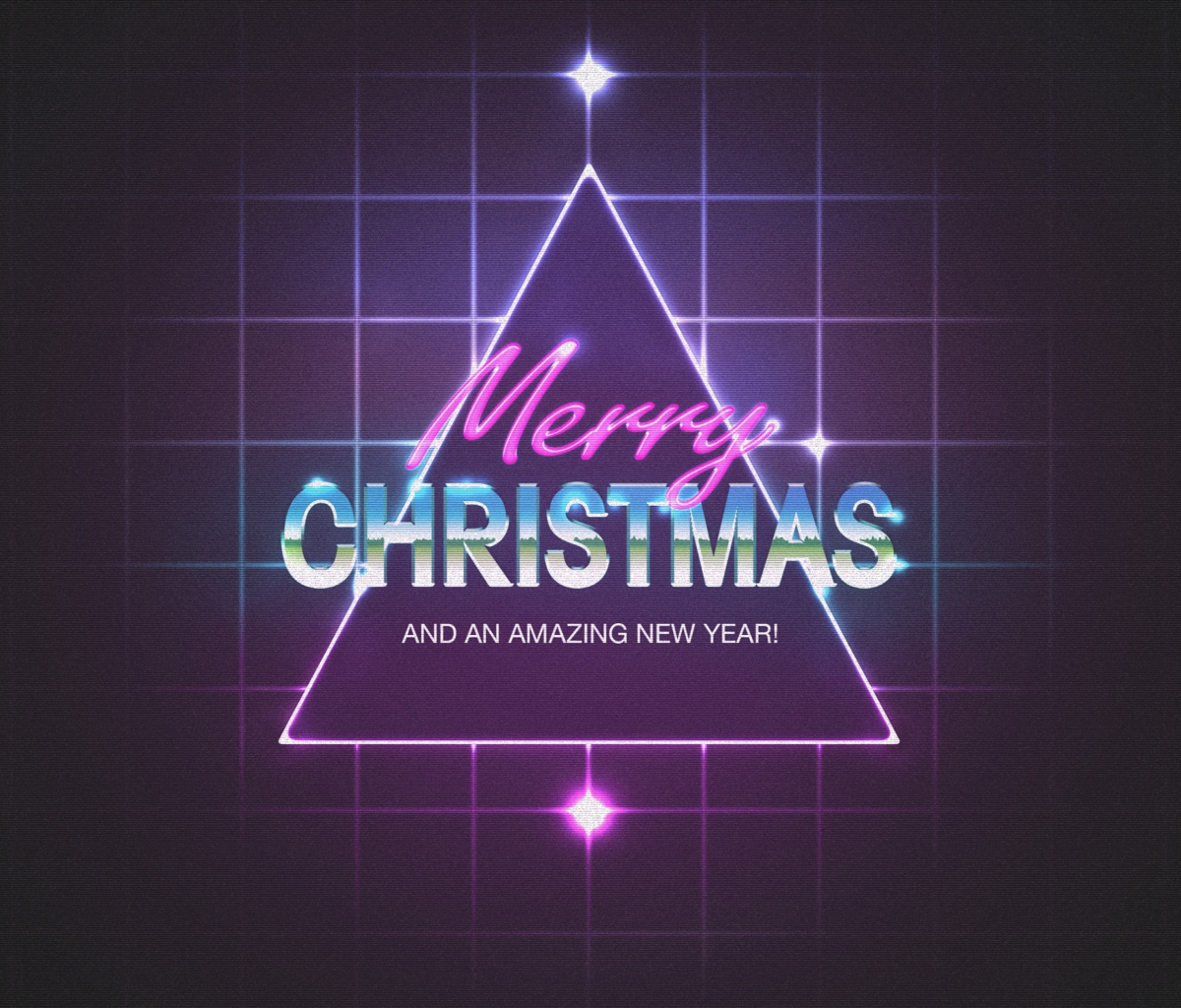 Das Merry Christmas & Happy New Year 2014 Wallpaper 1200x1024