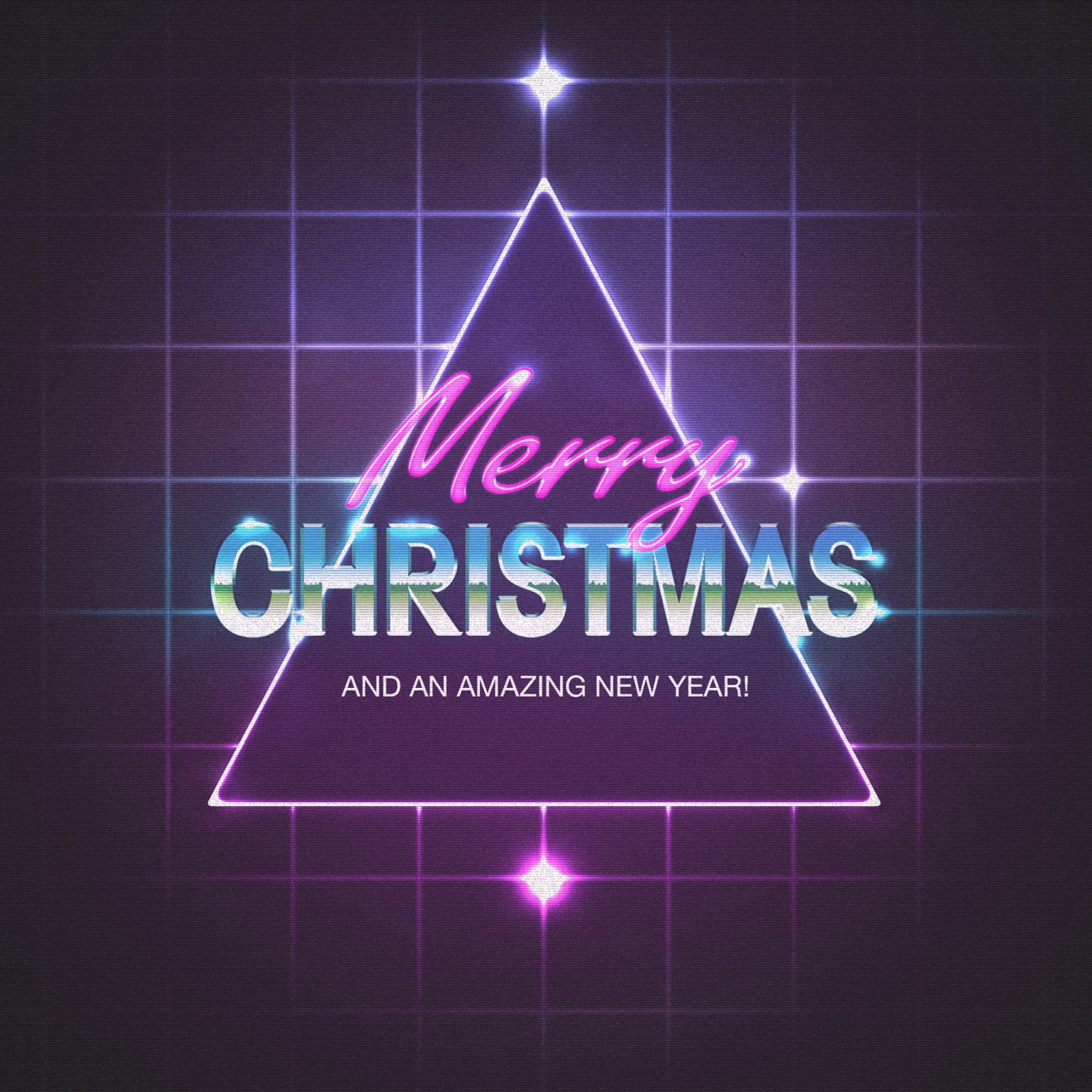 Das Merry Christmas & Happy New Year 2014 Wallpaper 2048x2048
