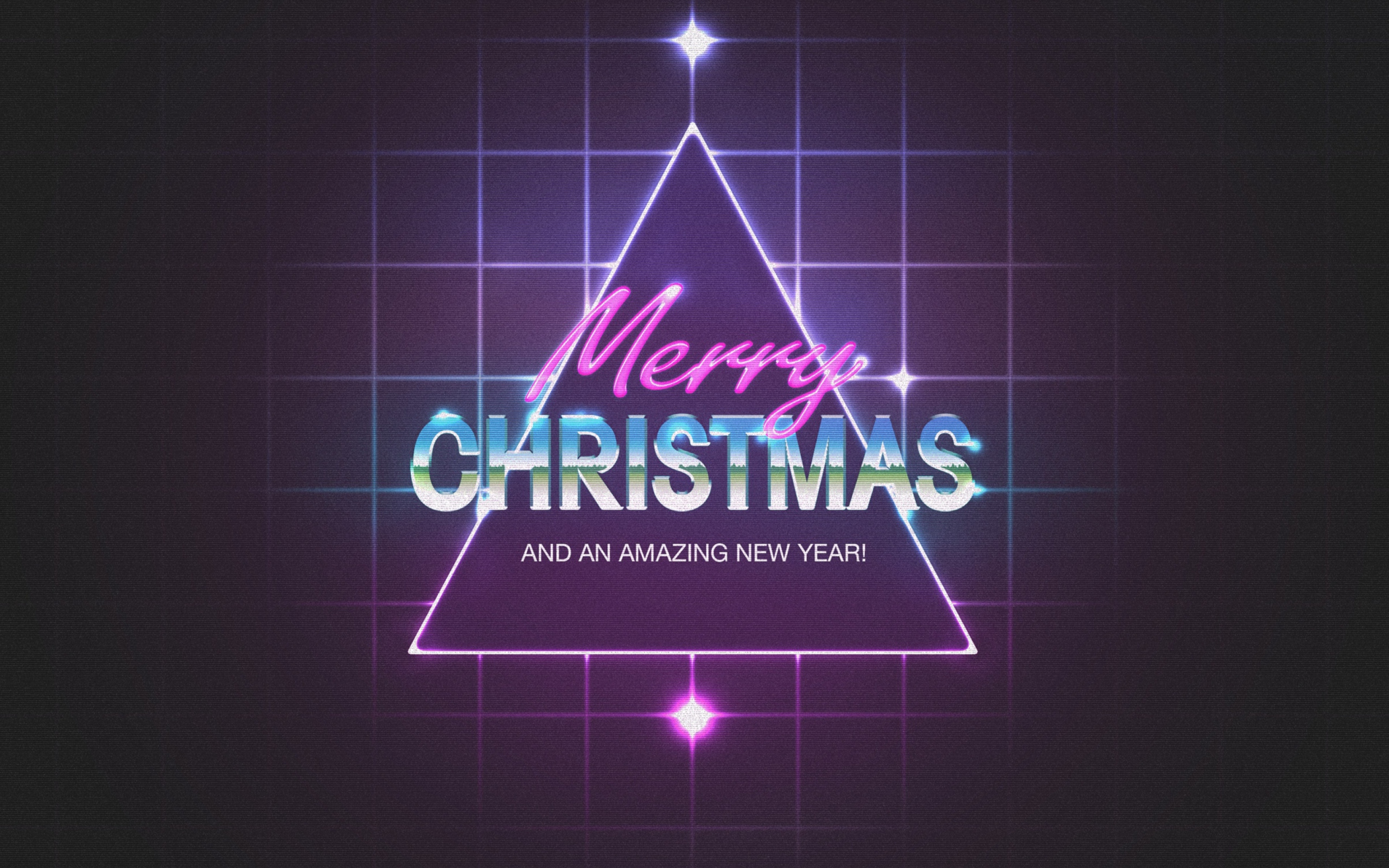 Das Merry Christmas & Happy New Year 2014 Wallpaper 2560x1600