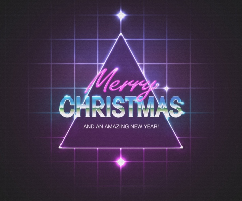 Fondo de pantalla Merry Christmas & Happy New Year 2014 480x400