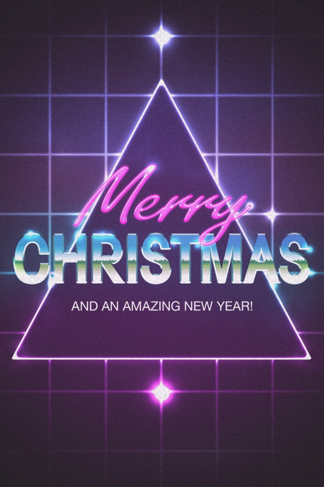 Sfondi Merry Christmas & Happy New Year 2014 640x960