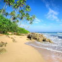 Обои Caribbean Best Tropic Beach Magens Bay Virgin Islands 128x128