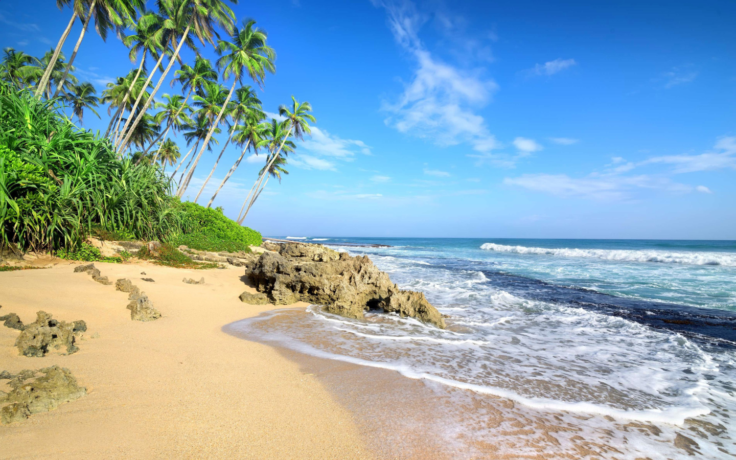 Обои Caribbean Best Tropic Beach Magens Bay Virgin Islands 1440x900