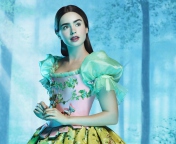 Das Lilly Collins As Snow White Wallpaper 176x144