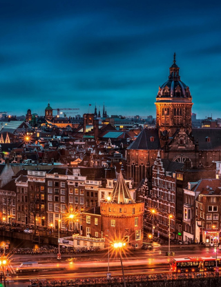 Amsterdam Sightseeing Wallpaper for 240x320