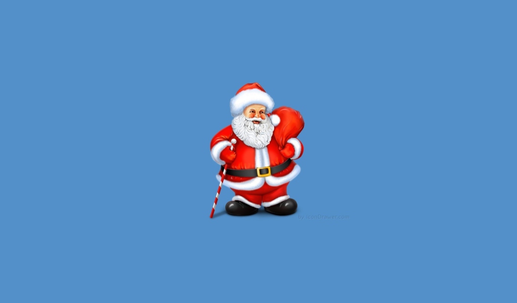 Fondo de pantalla Santa Claus Illustration 1024x600