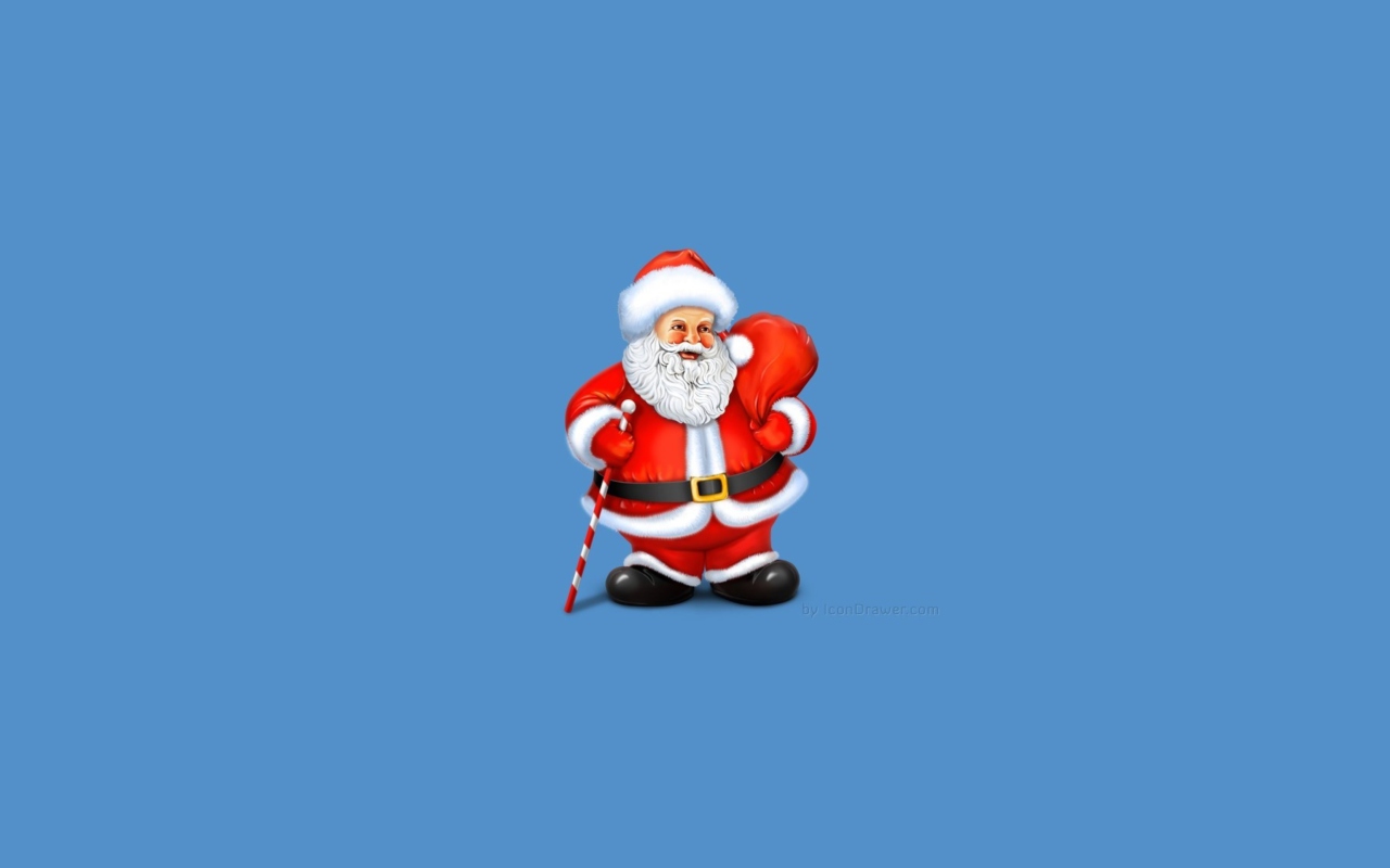 Обои Santa Claus Illustration 1280x800