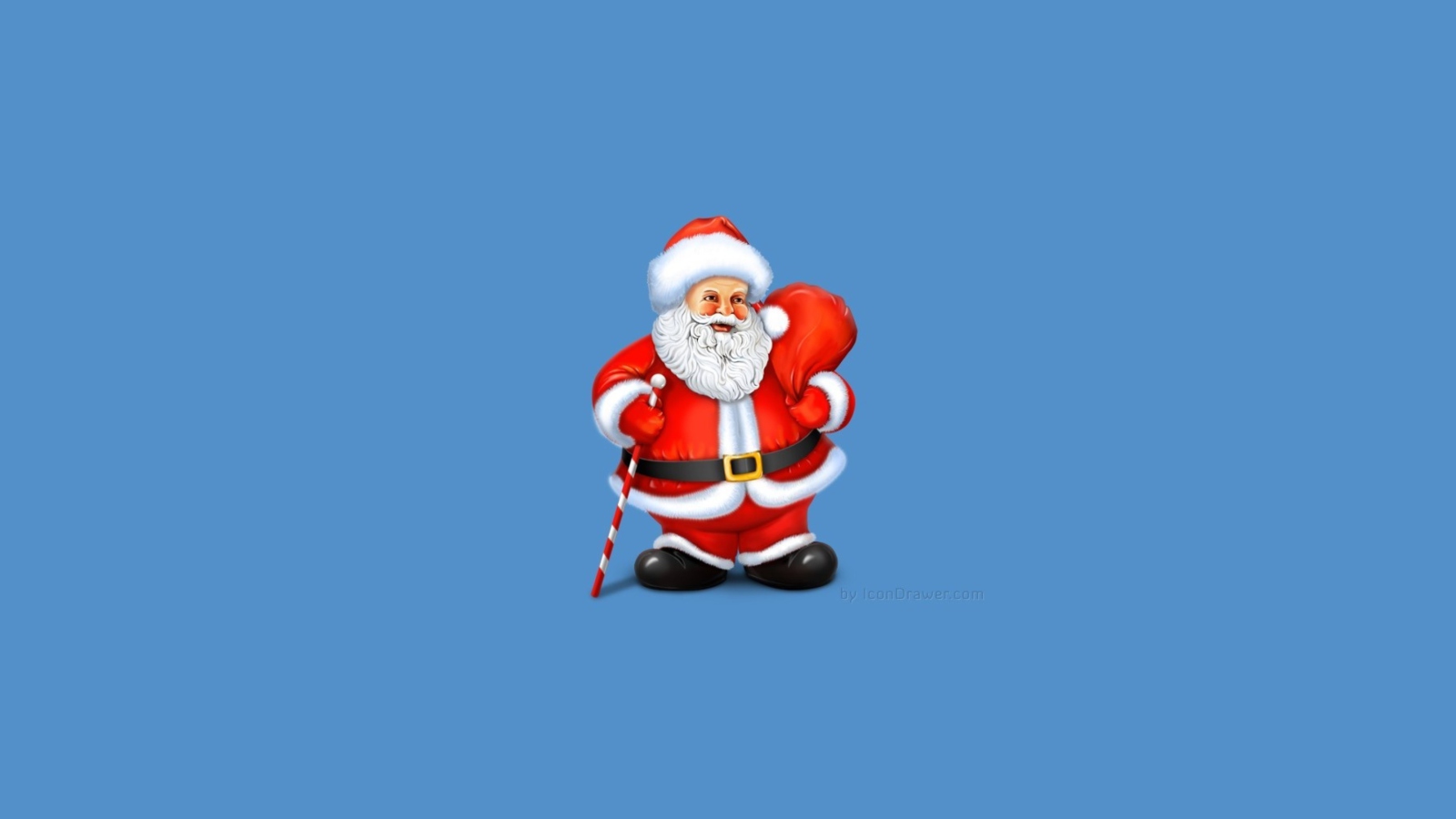Santa Claus Illustration wallpaper 1600x900