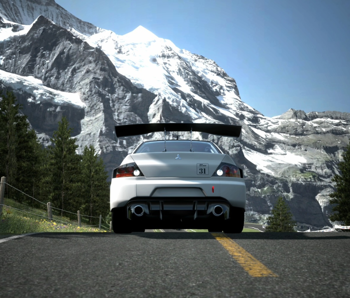 Screenshot №1 pro téma Eiger Nordwand - Circuito Corto 1200x1024