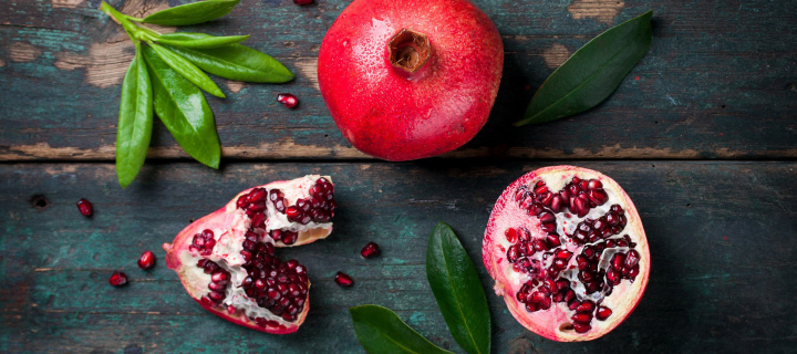Organic Pomegranate wallpaper 720x320