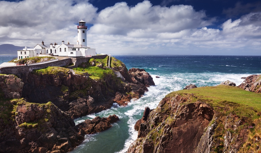Das Fanad Ireland Lighthouse Wallpaper 1024x600