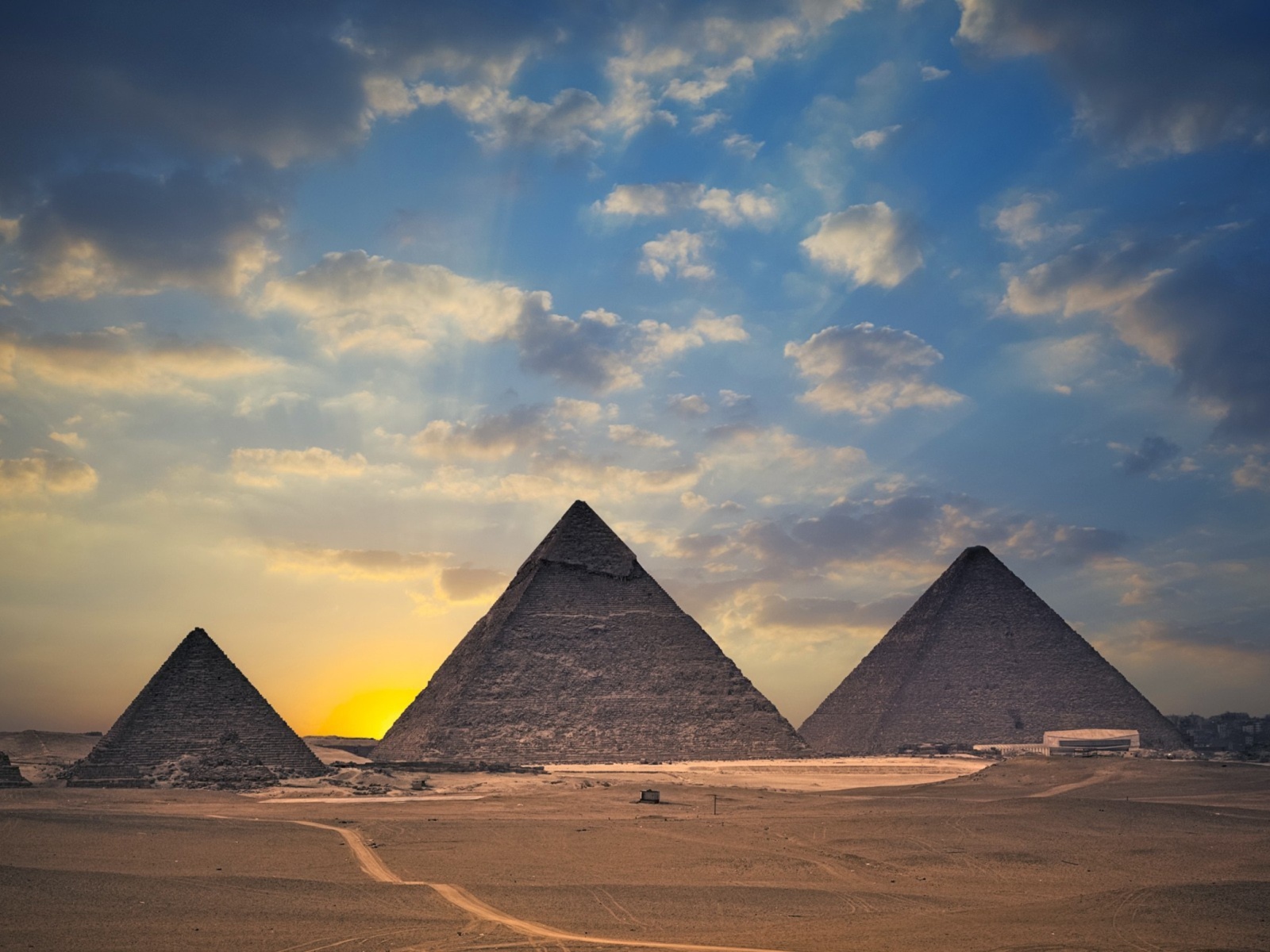 Das Egypt Pyramids Wallpaper 1600x1200