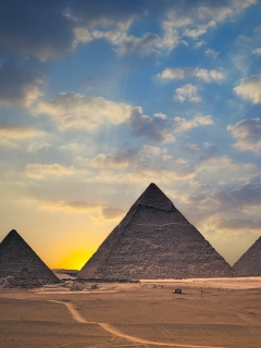 Обои Egypt Pyramids 240x320