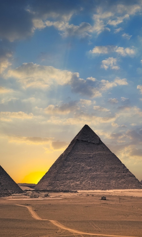 Обои Egypt Pyramids 480x800