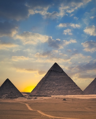Egypt Pyramids papel de parede para celular para iPhone 3G
