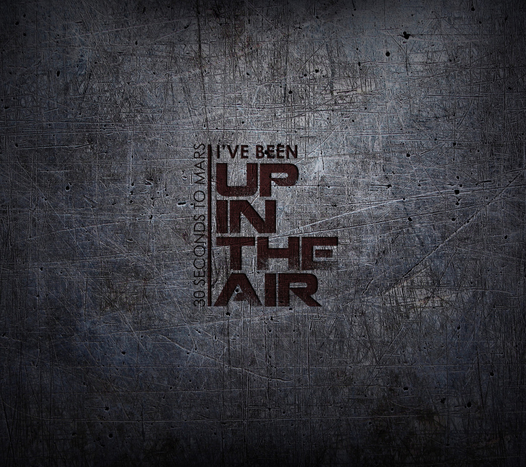 Sfondi 30 Seconds To Mars - Up In The Air 1080x960