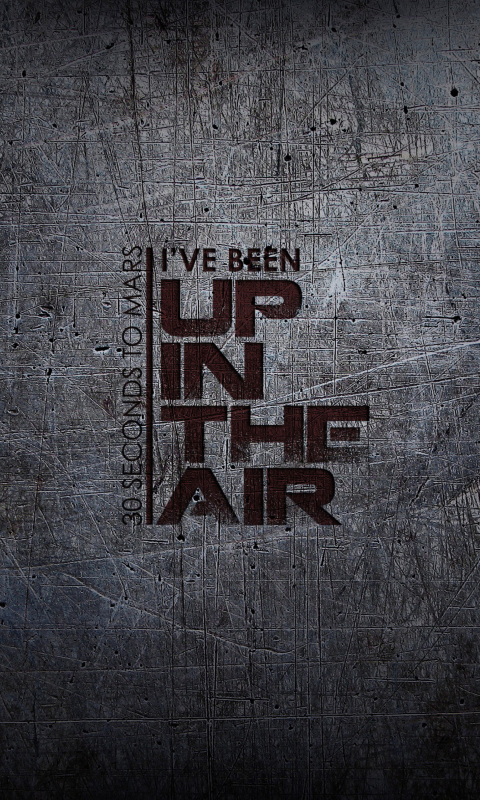 Das 30 Seconds To Mars - Up In The Air Wallpaper 480x800