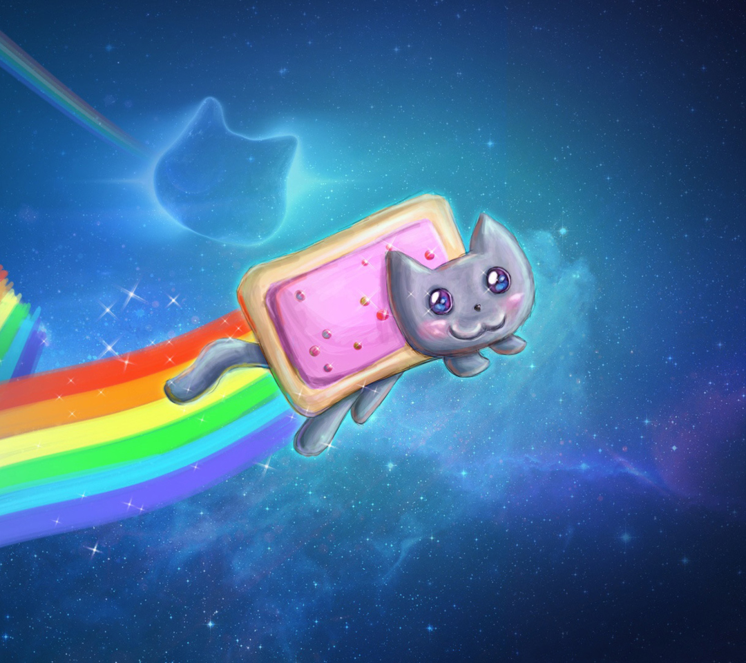 Das Nyan Cat Wallpaper 1080x960