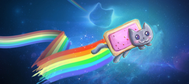 Nyan Cat wallpaper 720x320