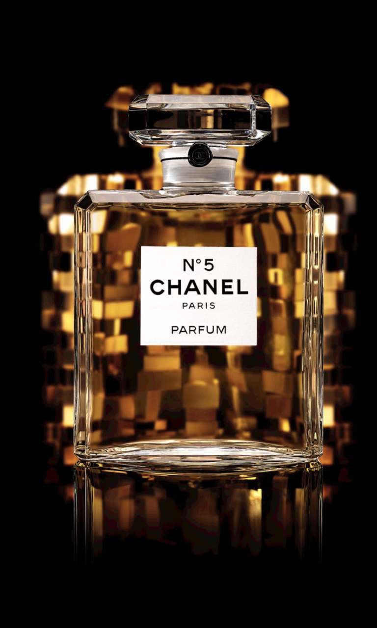 Das Chanel 5 Fragrance Perfume Wallpaper 768x1280