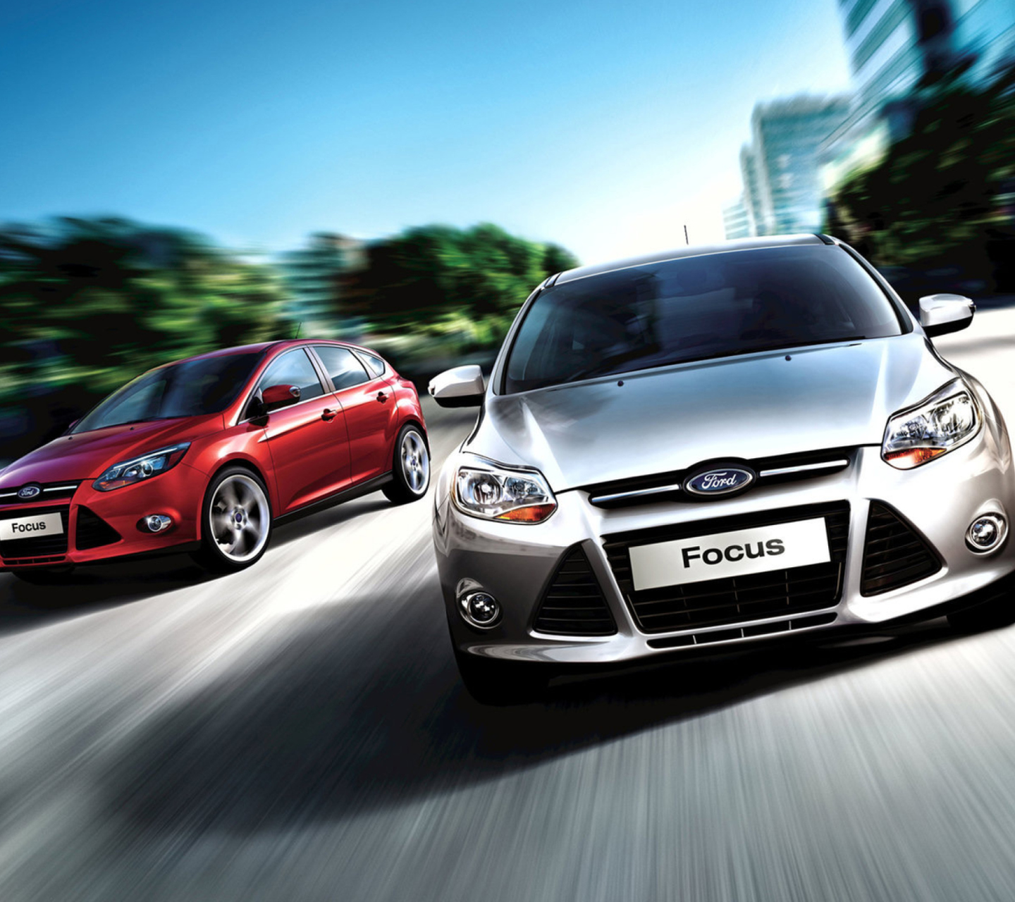 Das Auto Ford Focus Wallpaper 1440x1280