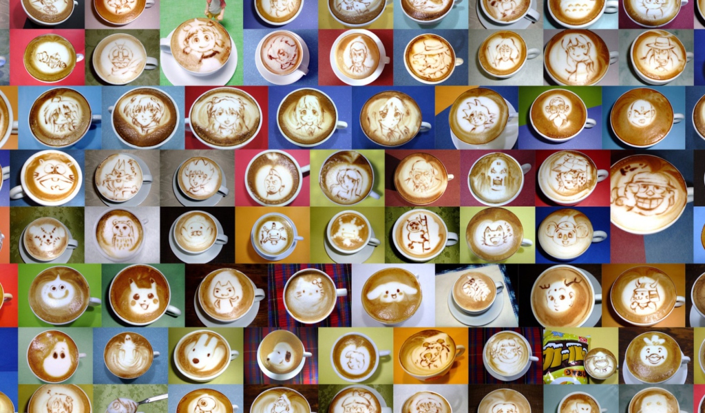 Coffee Art For Coffee Lovers wallpaper 1024x600