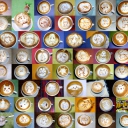 Das Coffee Art For Coffee Lovers Wallpaper 128x128