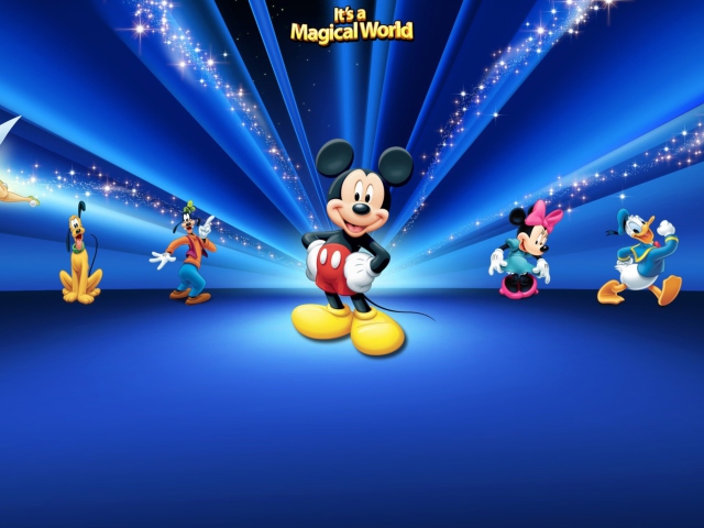 Magical Disney World wallpaper 640x480