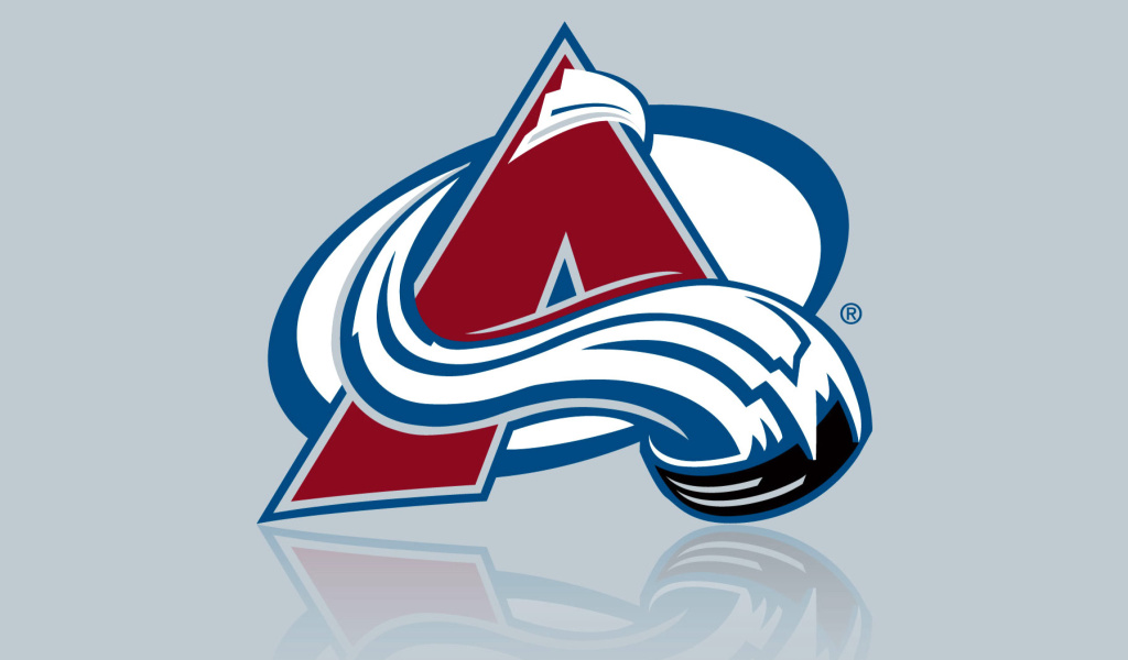 Das Colorado Avalanche Grey Logo Wallpaper 1024x600