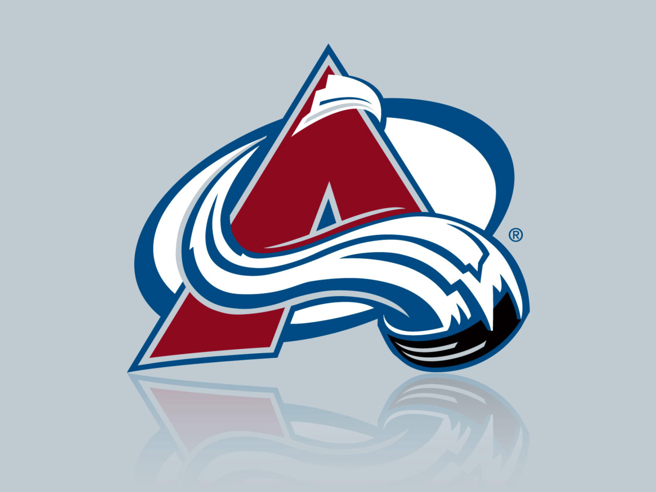 Обои Colorado Avalanche Grey Logo 1280x960