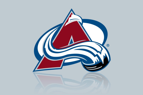 Fondo de pantalla Colorado Avalanche Grey Logo 480x320