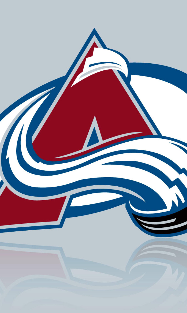 Colorado Avalanche Grey Logo wallpaper 768x1280