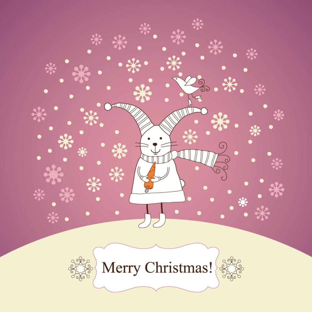 Merry Christmas Rabbit screenshot #1 1024x1024