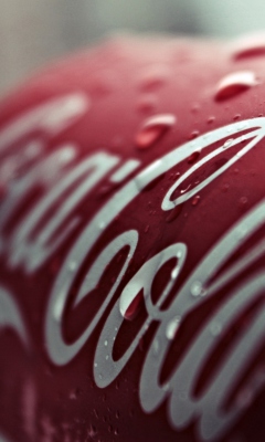 Coca-Cola Can wallpaper 240x400