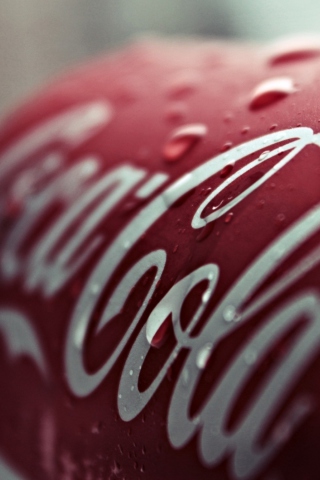 Coca-Cola Can wallpaper 320x480