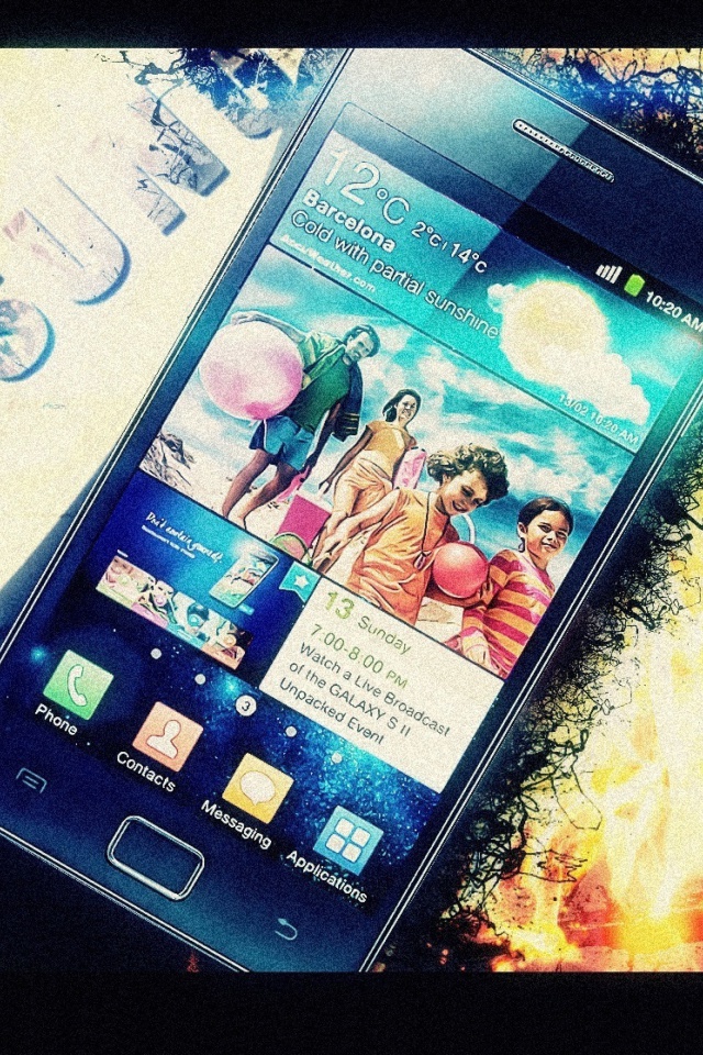 Das Samsung Galaxy S2 Wallpaper 640x960
